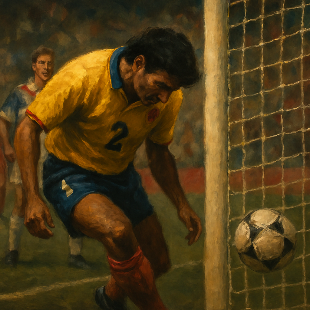 Andrés Escobar Own Goal FIFA world cup — SportsMistakes artwork