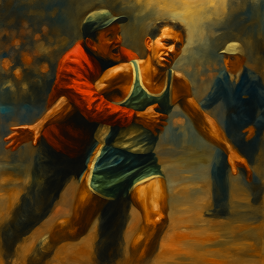 Vanderlei de Lima Marathon Attack — SportsMistakes artwork