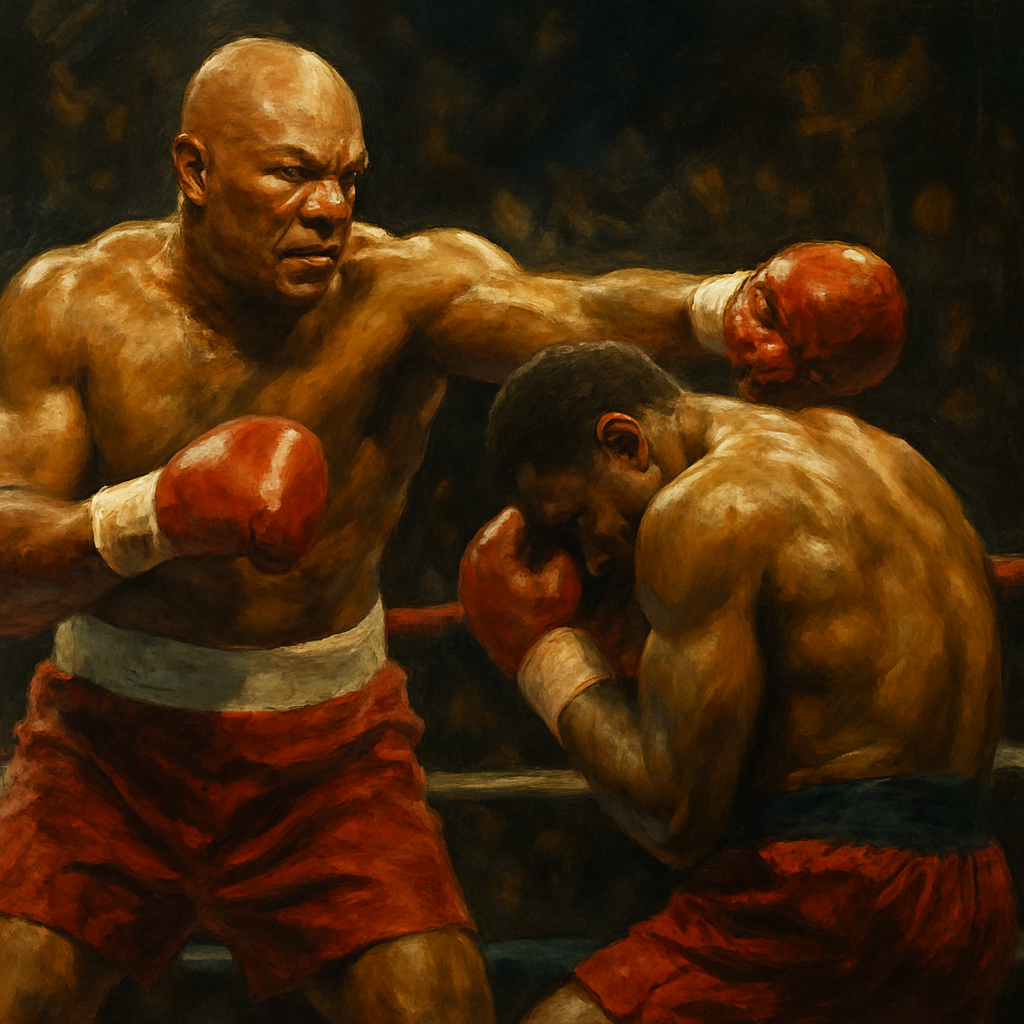 La défense tardive de Foreman contre Moorer — SportsMistakes artwork