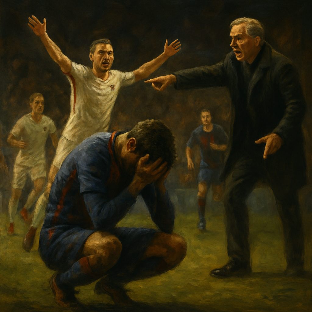 Barcelona Roma Collapse — SportsMistakes artwork