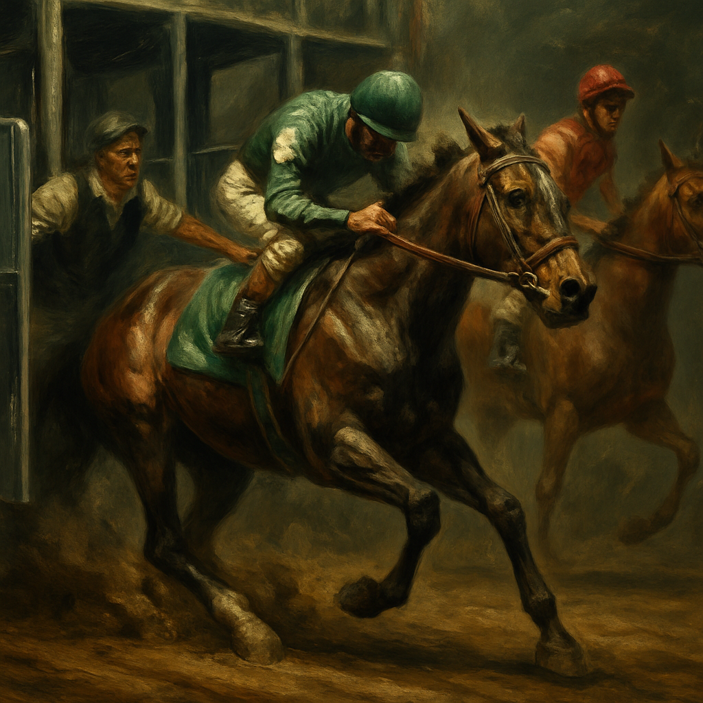 War Emblem Belmont Gate Failure — SportsMistakes artwork