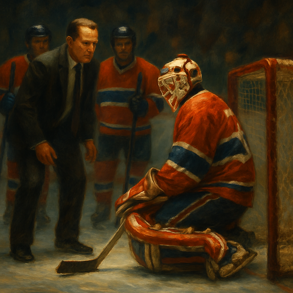 Les Canadiens laissent Roy devant le filet — SportsMistakes artwork