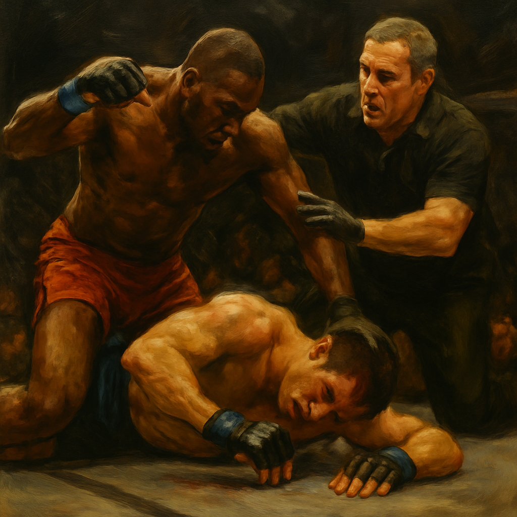 Victoire de Matt Hamill par disqualification contre Jon Jones — SportsMistakes artwork