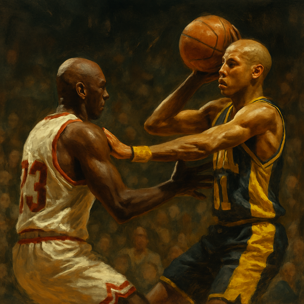 Reggie Miller Push Off Against Jordan — SportsMistakes artwork