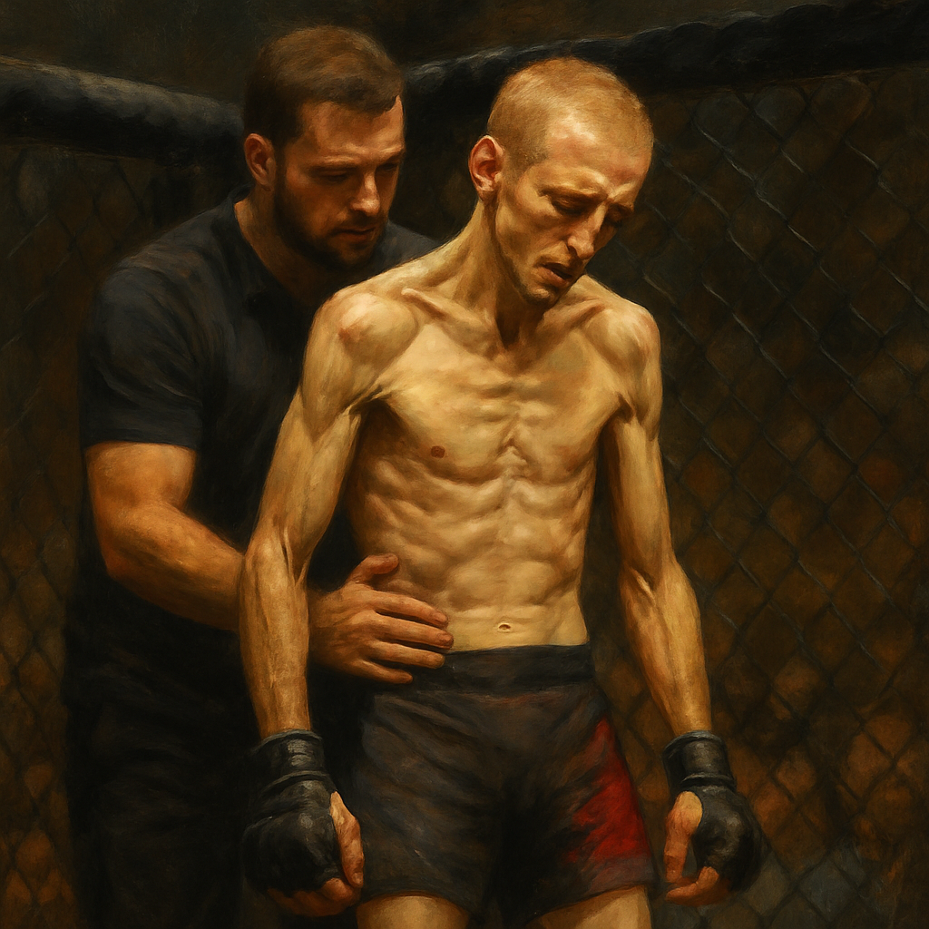 TJ Dillashaw Extreme Weight Cut — SportsMistakes artwork
