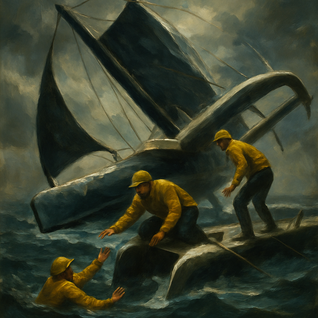 Macif Capsize Training Trimaran — SportsMistakes artwork