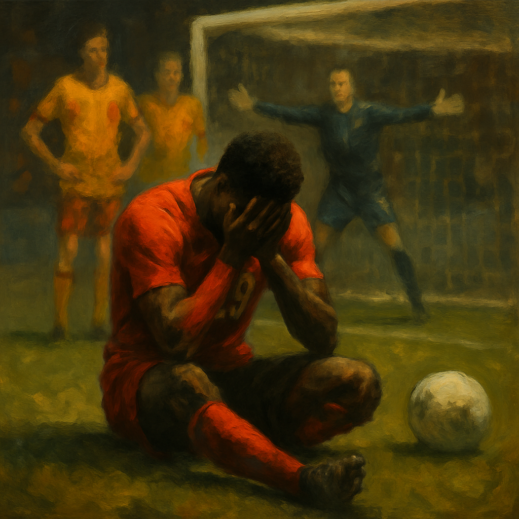 Alphonso Davies Penalty Miss vs Belgium — SportsMistakes artwork