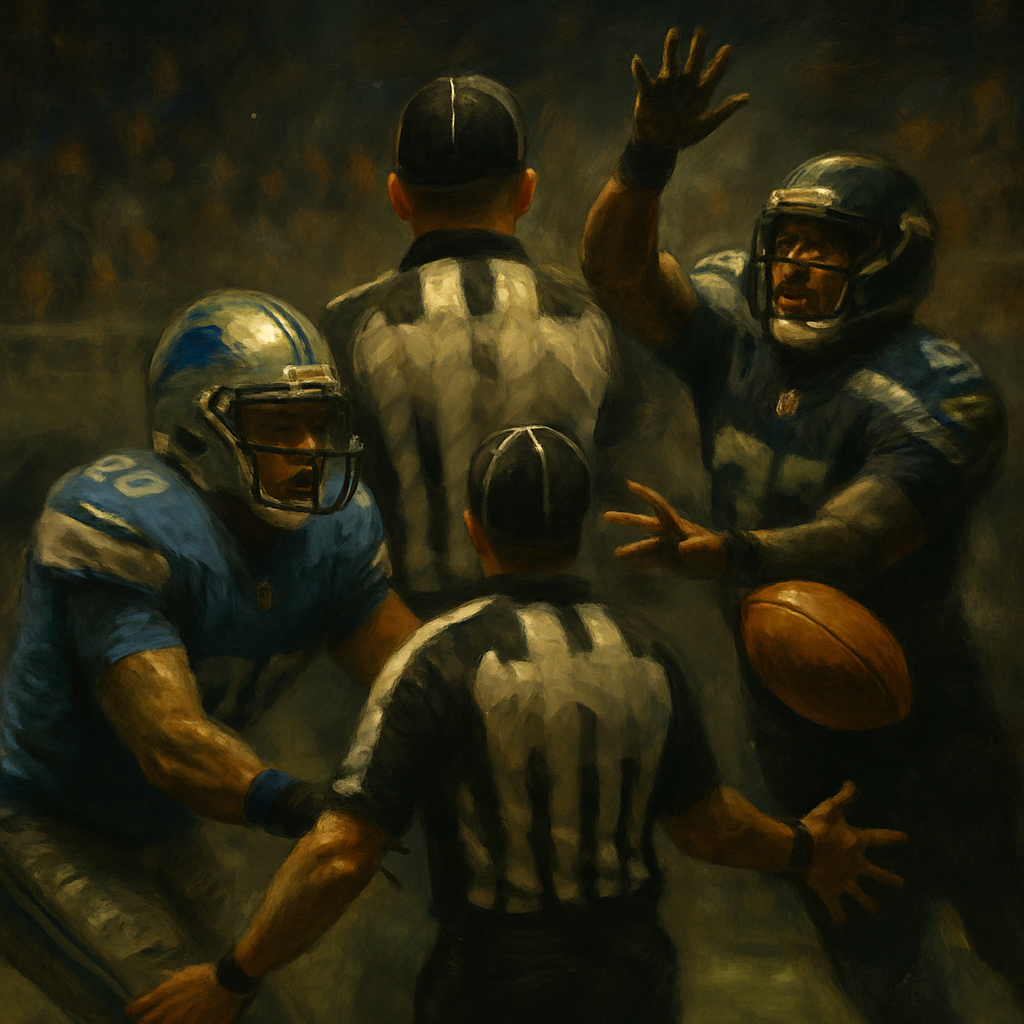 Lions Batting Ball No-Call — SportsMistakes artwork