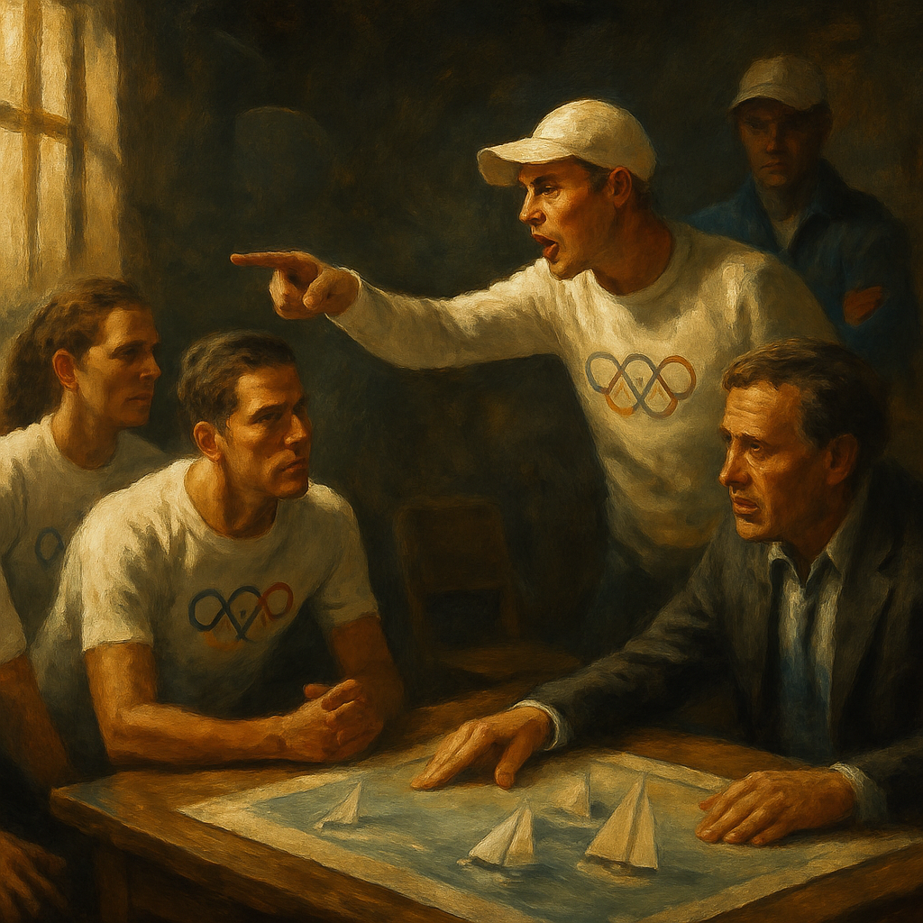Rio Olympic Protest Room Drama — SportsMistakes artwork