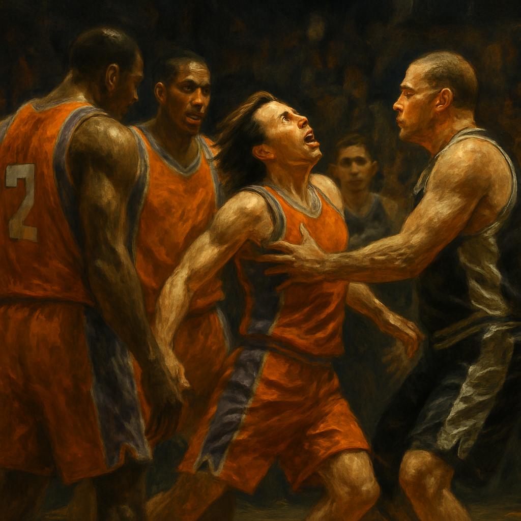 Suns suspensions after Horry-Nash incident — SportsMistakes artwork
