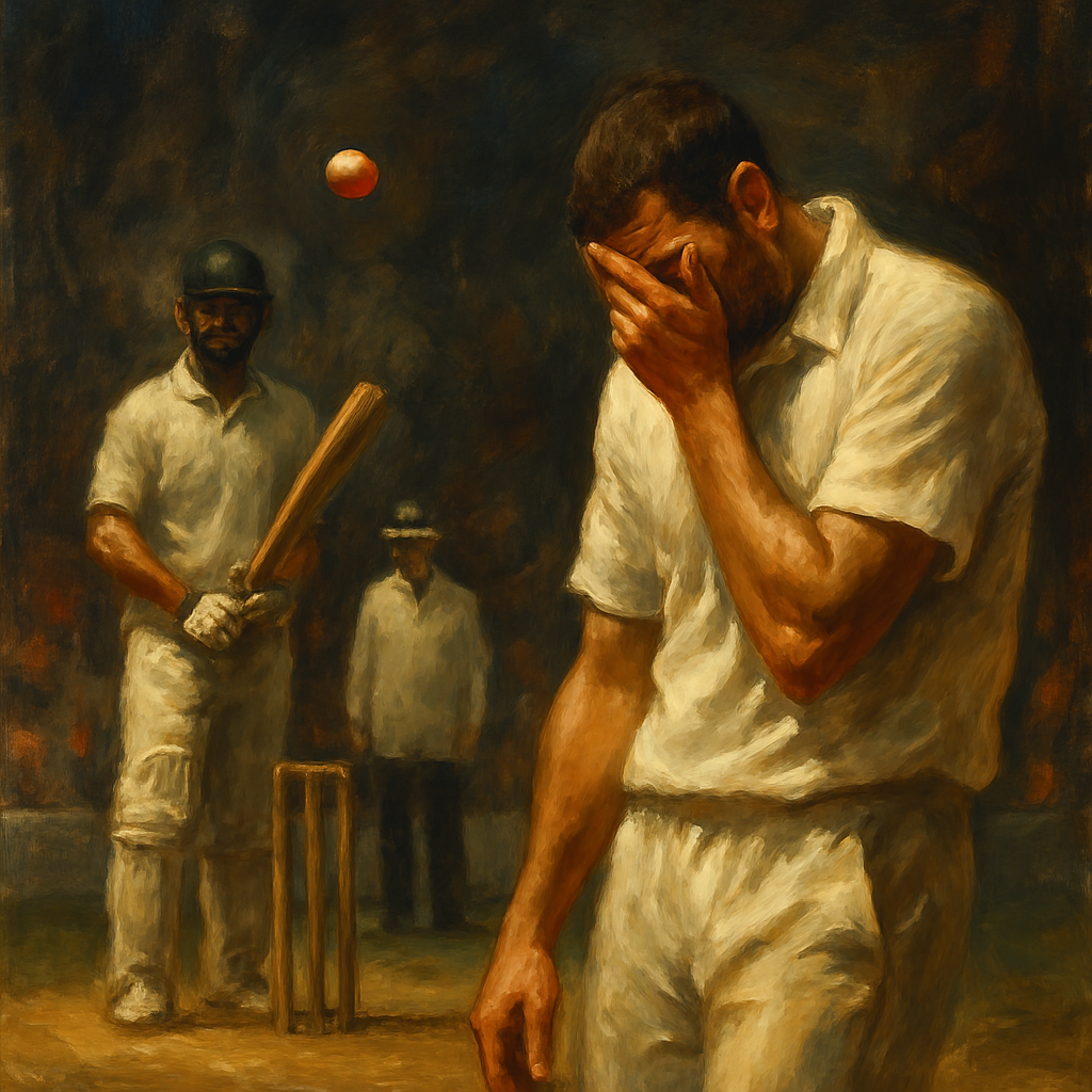 Steve Harmison First Ball Wide Ashes — SportsMistakes artwork