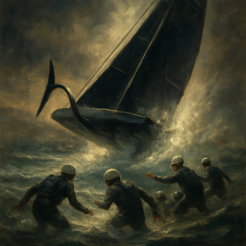 American Magic Foil-Borne Control Loss — SportsMistakes artwork
