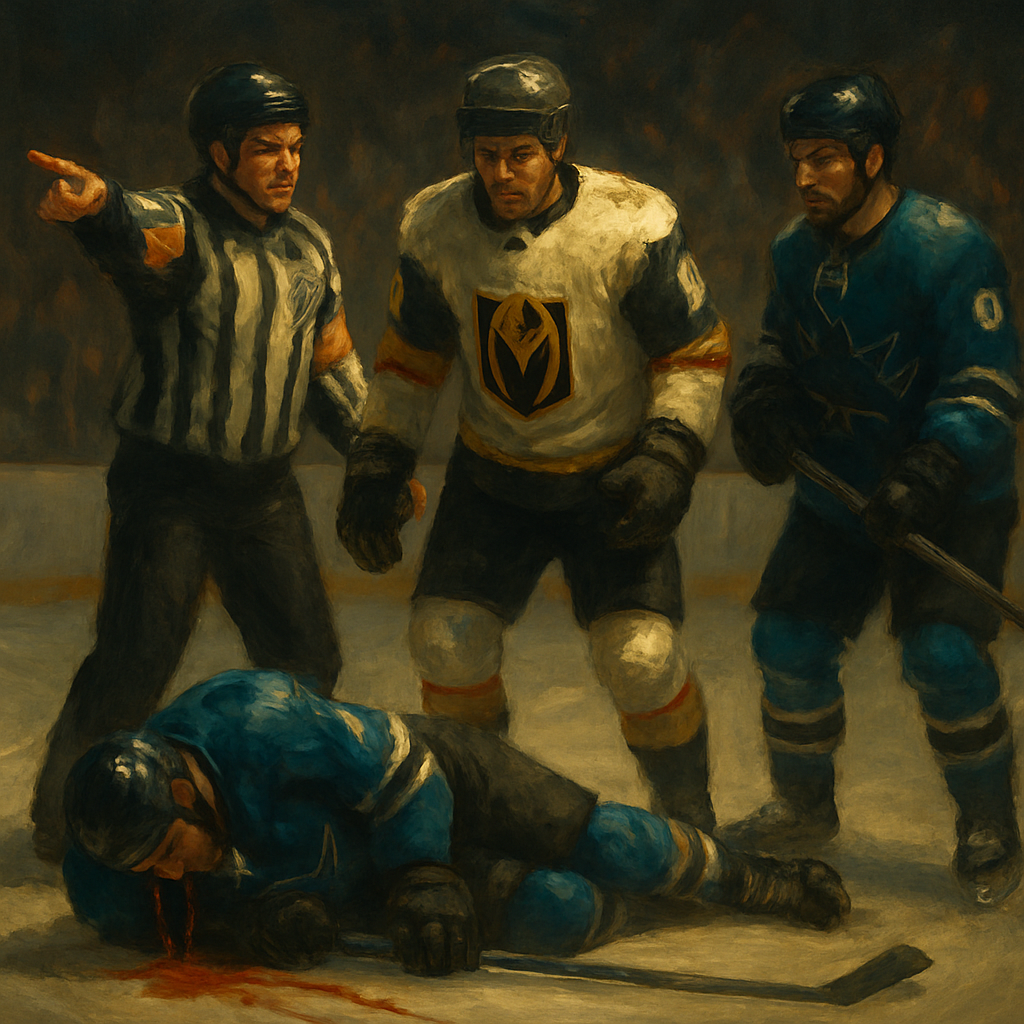 Vegas major penalty vs Sharks Game 7 — SportsMistakes artwork