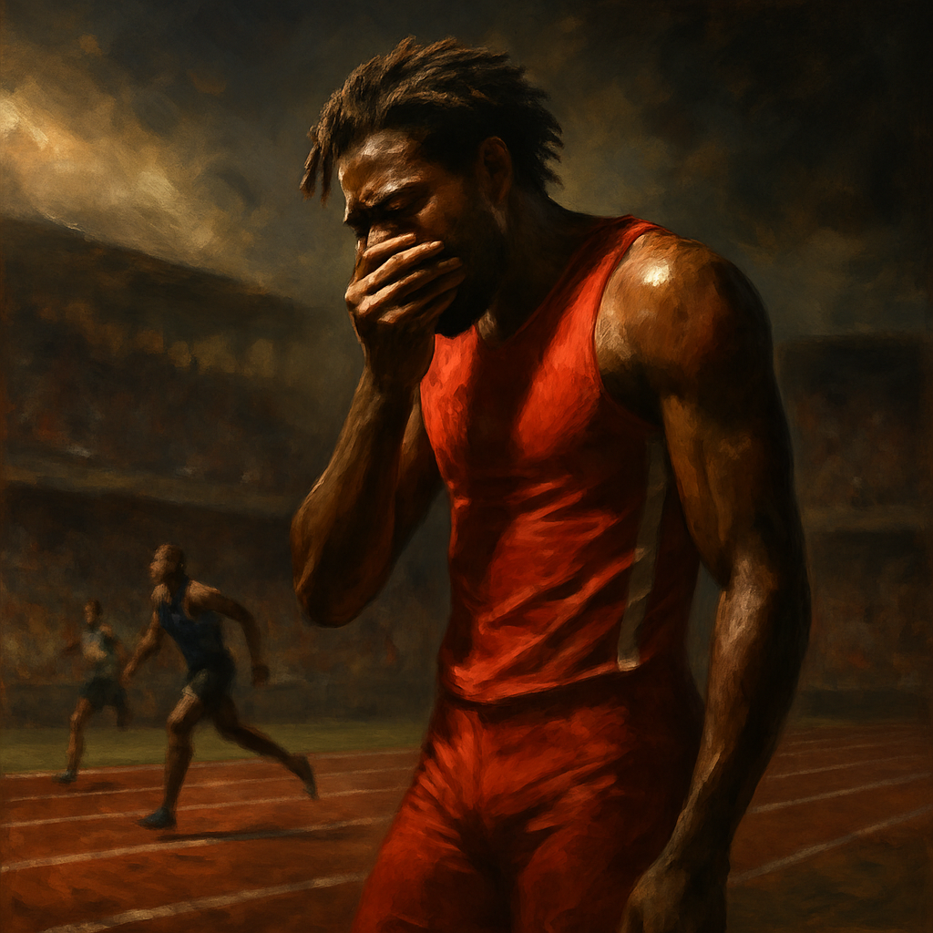 Noah Lyles COVID Competition Decision — SportsMistakes artwork