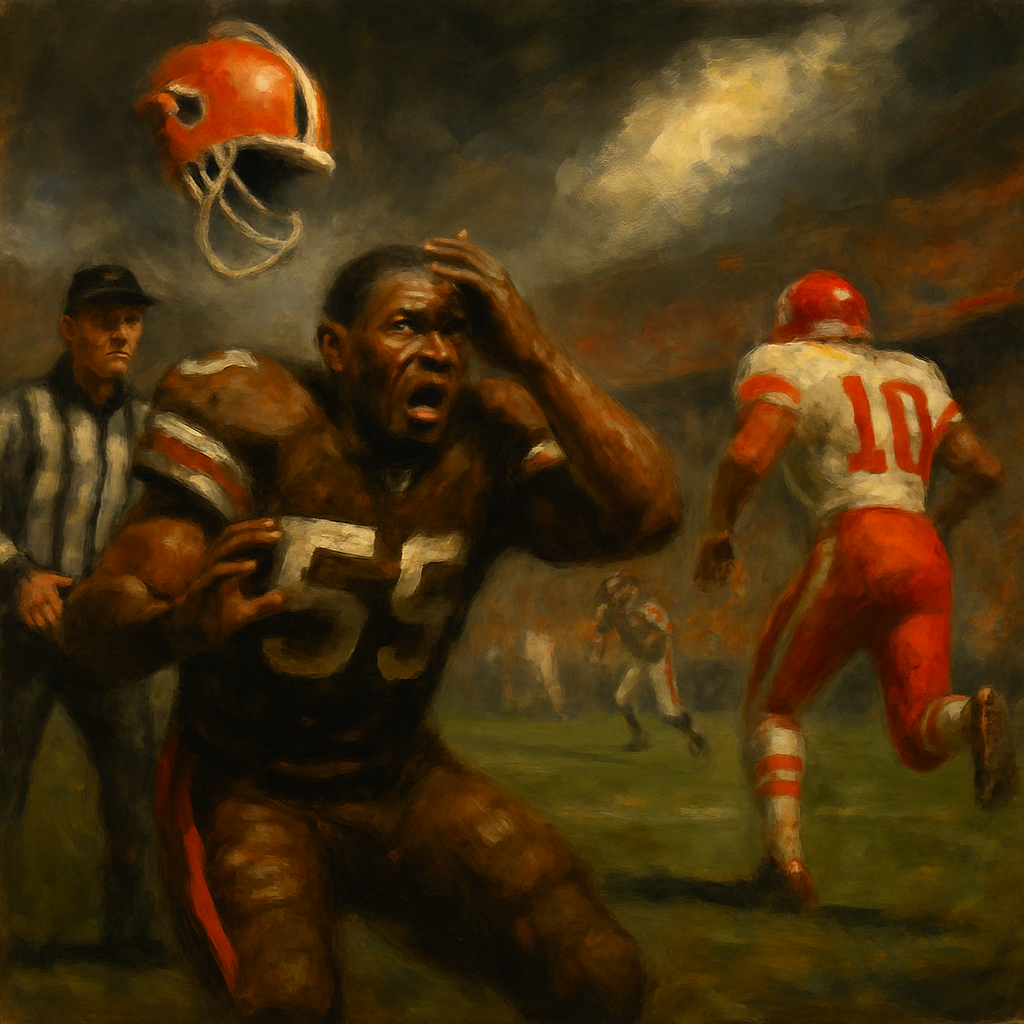 Dwayne Rudd Helmet Toss — SportsMistakes artwork