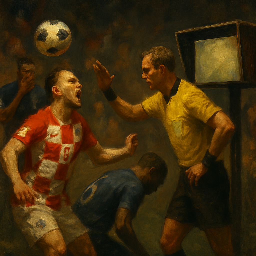 Croatia France VAR Handball Final — SportsMistakes artwork