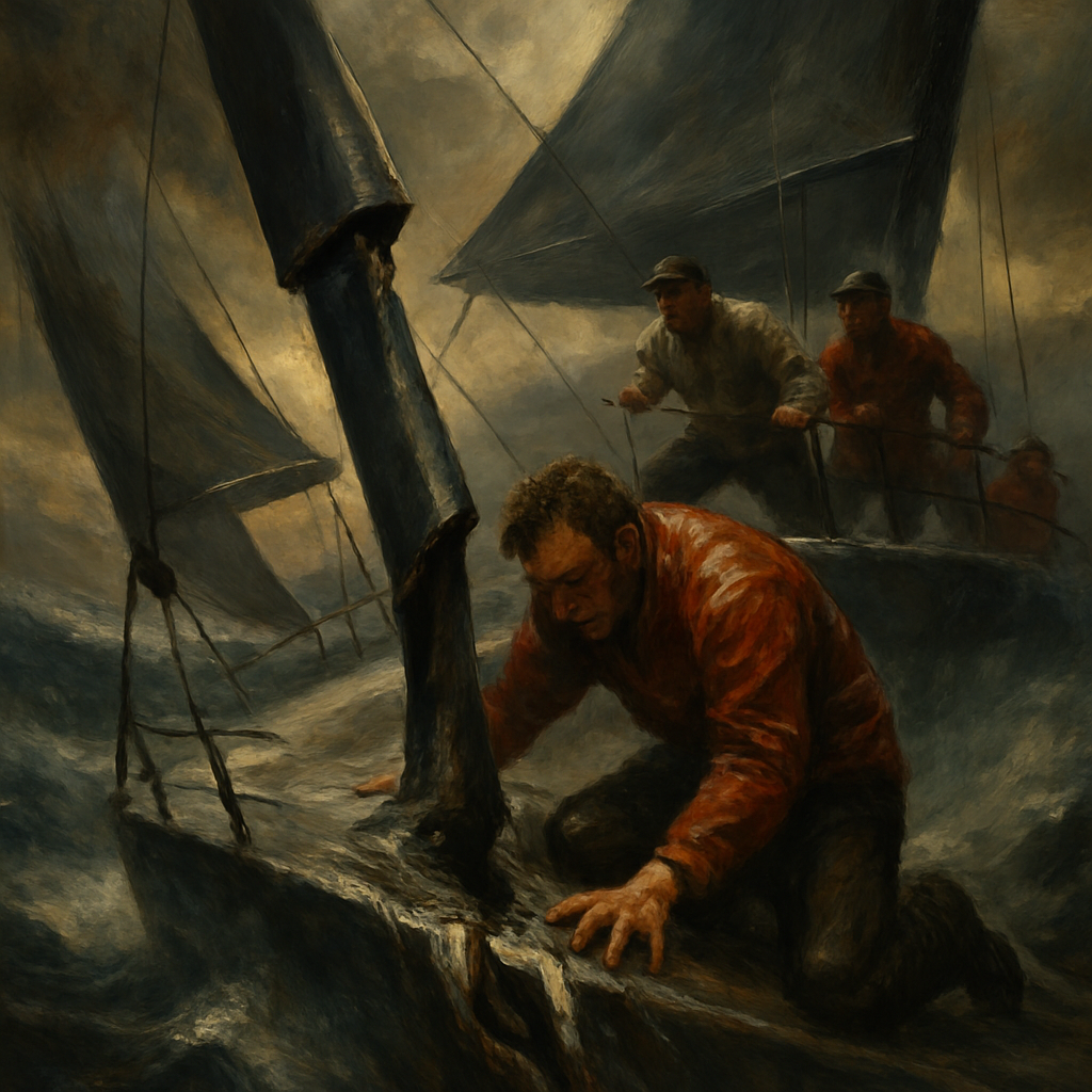 Rambler 88 Fastnet Damage Gamble — SportsMistakes artwork