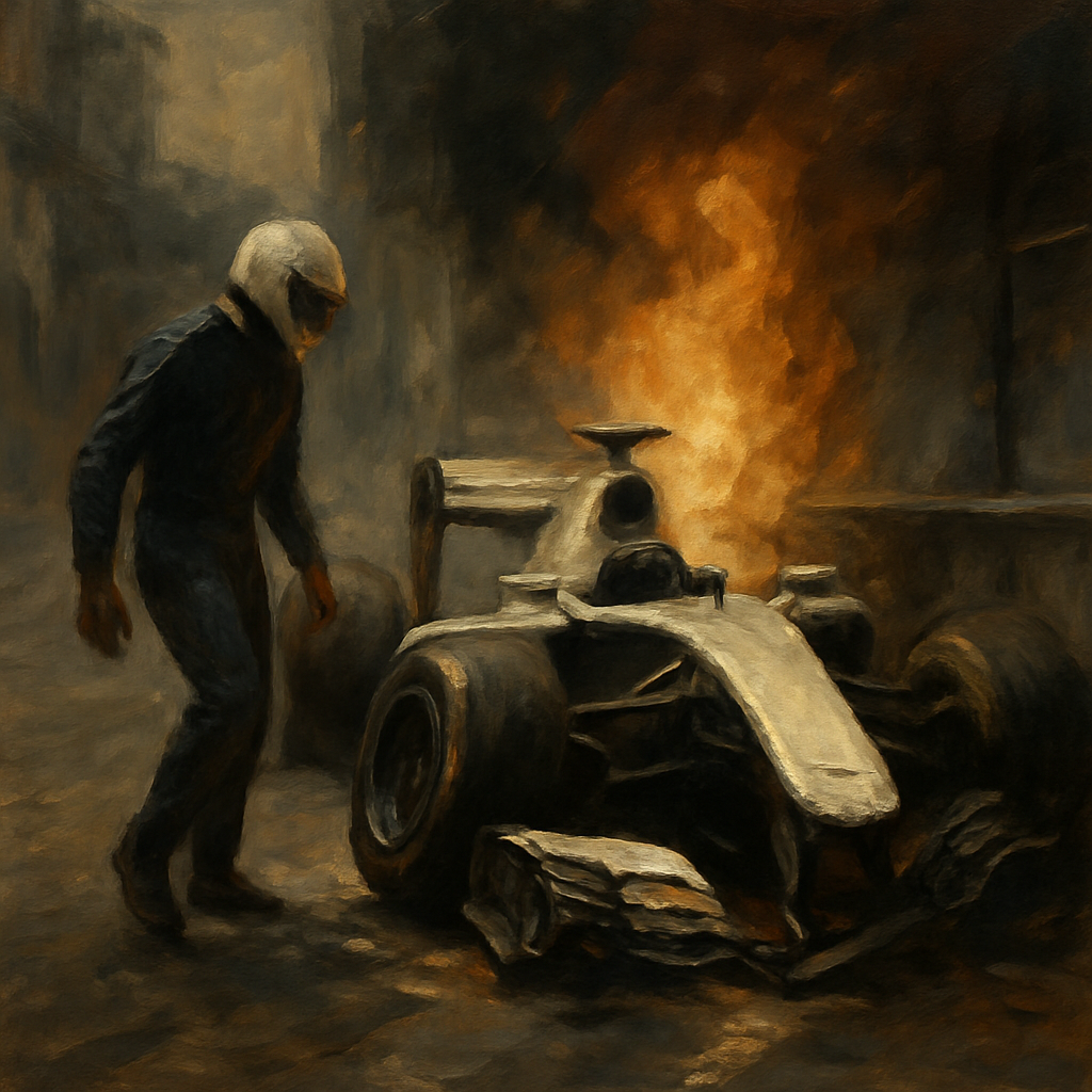 Pastor Maldonado Monaco Crash Practice — SportsMistakes artwork
