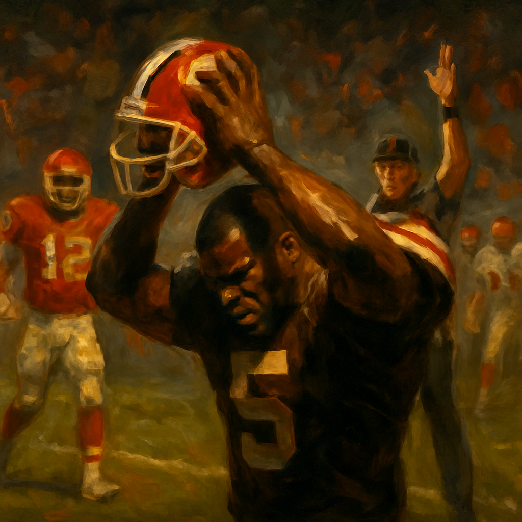 Dwayne Rudd Helmet Toss — SportsMistakes artwork