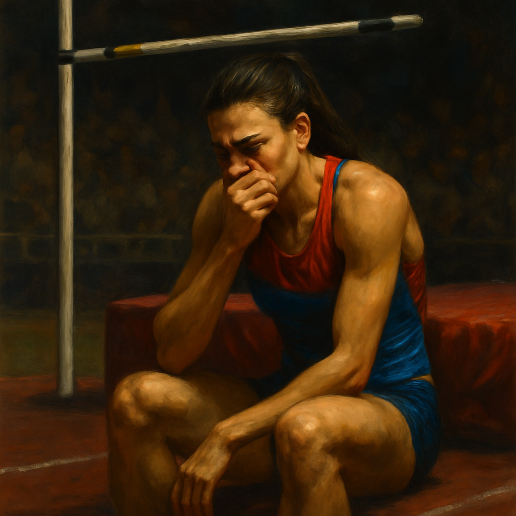 Yelena Isinbayeva Three Misses No Height — SportsMistakes artwork