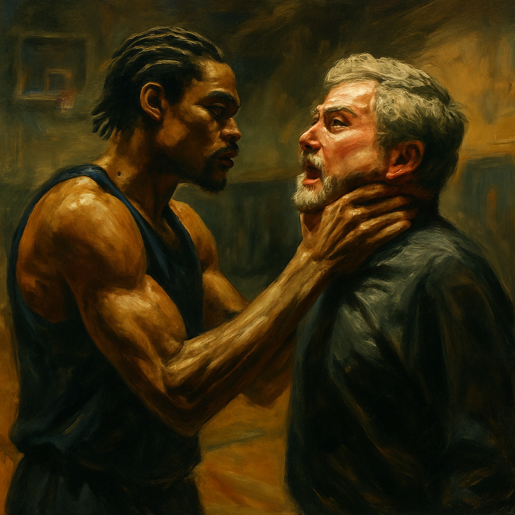 Latrell Sprewell Chokes Coach — SportsMistakes artwork