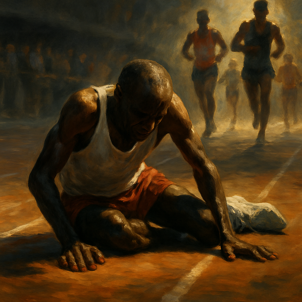 Eliud Kipchoge Tokyo Marathon Collapse — SportsMistakes artwork