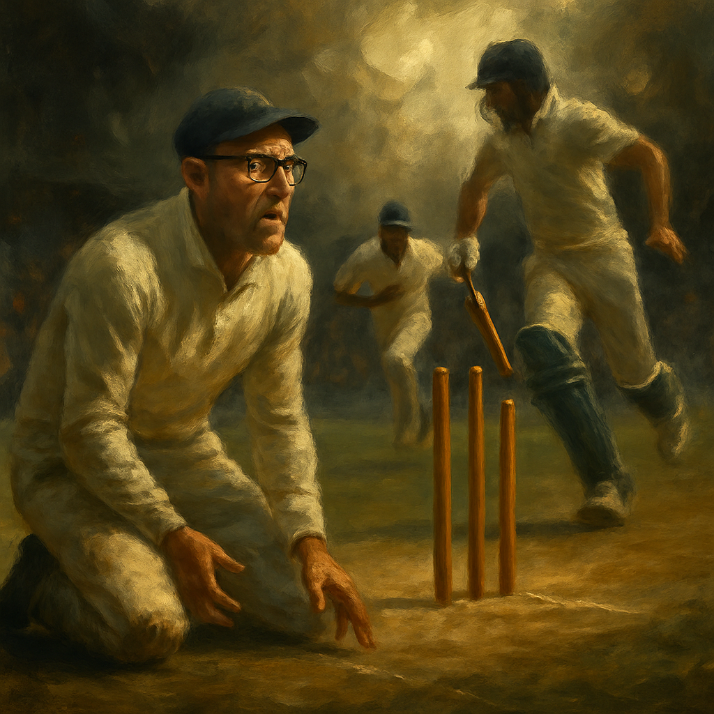 Jack Leach Missed Run Out Opportunity Headingley — SportsMistakes artwork