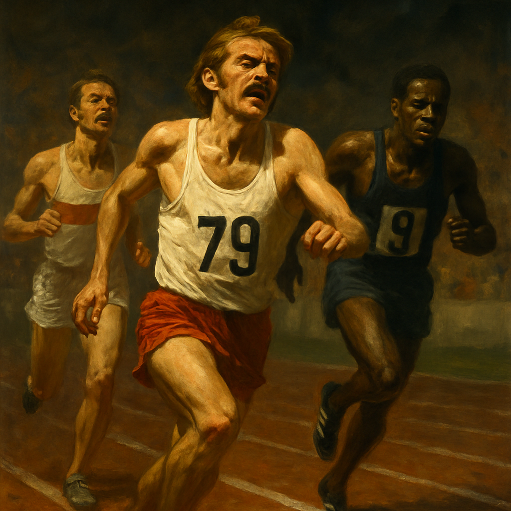 Steve Prefontaine Overaggressive Munich Finish — SportsMistakes artwork