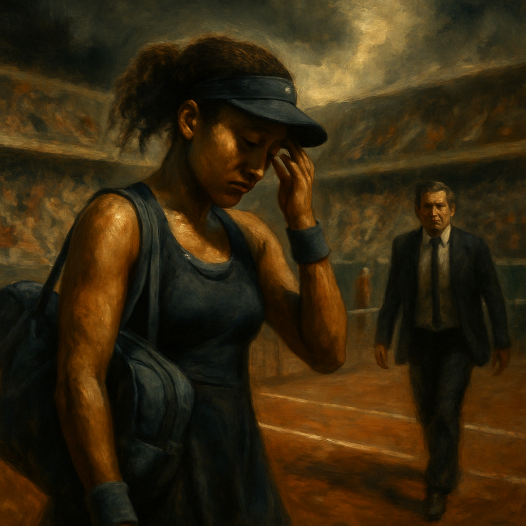 Naomi Osaka French Open Media Exit — SportsMistakes artwork