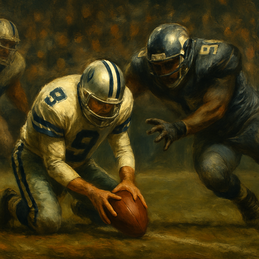 Romo Botched Snap — SportsMistakes artwork