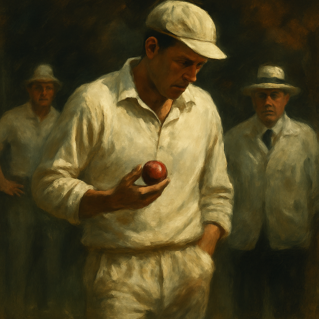 L’incident de la terre dans la poche de Michael Atherton — SportsMistakes artwork