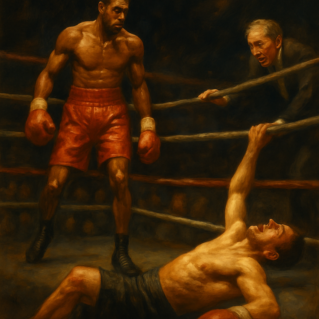 Kermit Cintron tombe hors du ring contre Williams — SportsMistakes artwork