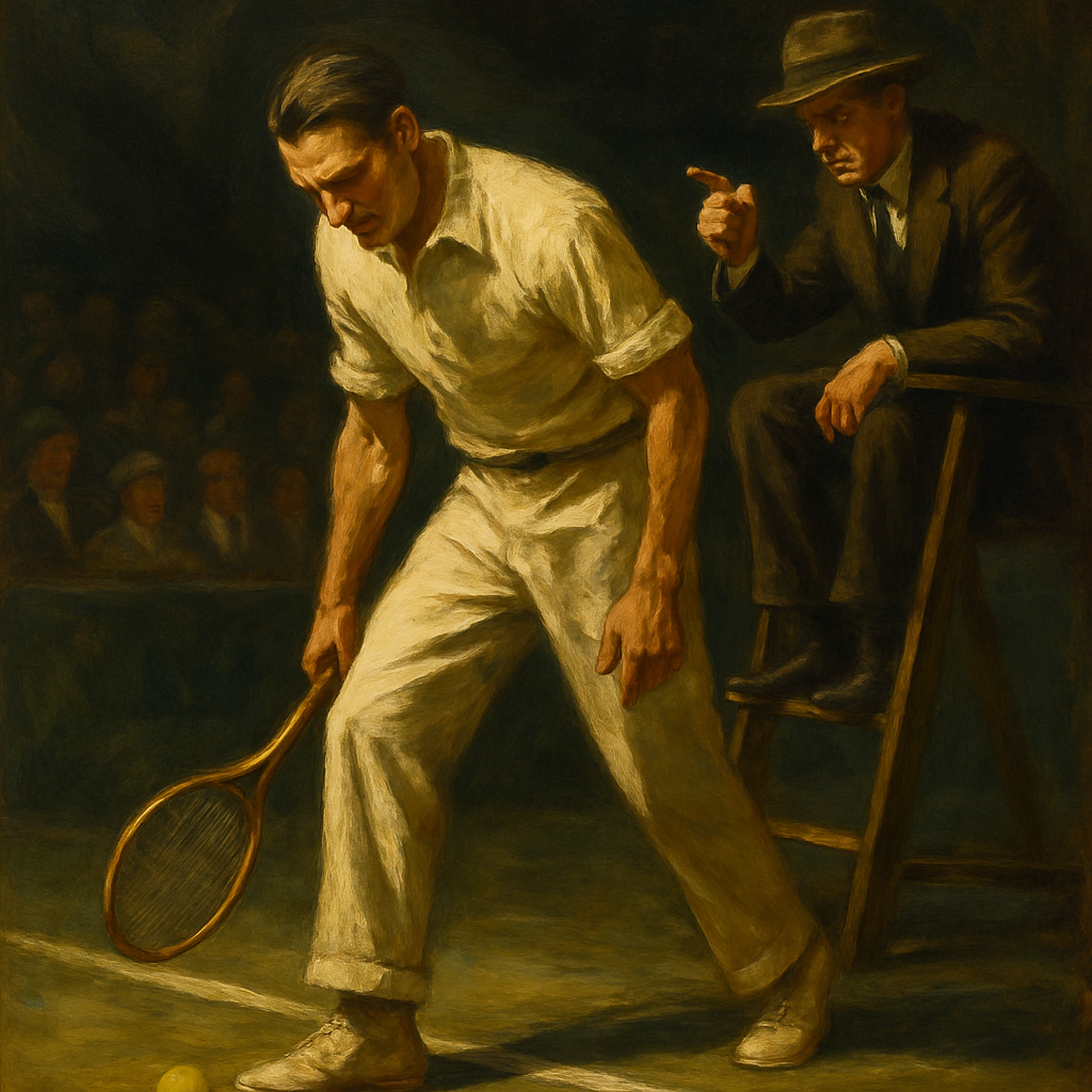 Bill Tilden Foot Fault Incident — SportsMistakes artwork