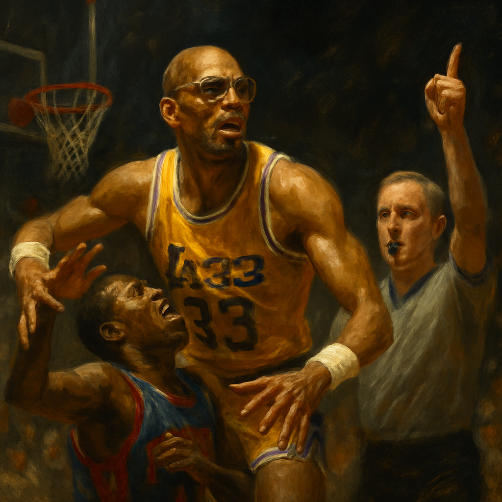 Phantom Foul on Kareem — SportsMistakes artwork