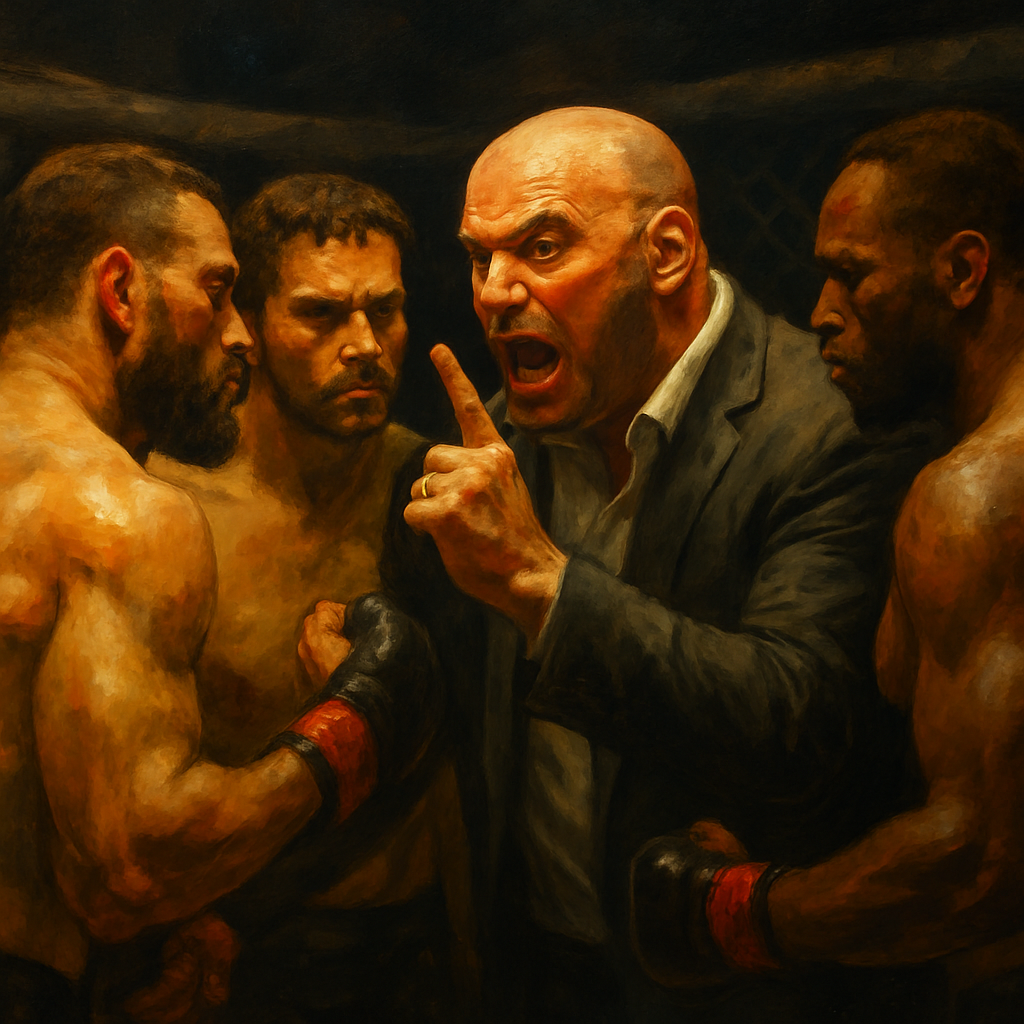 Dana White en conflit public avec des combattants — SportsMistakes artwork