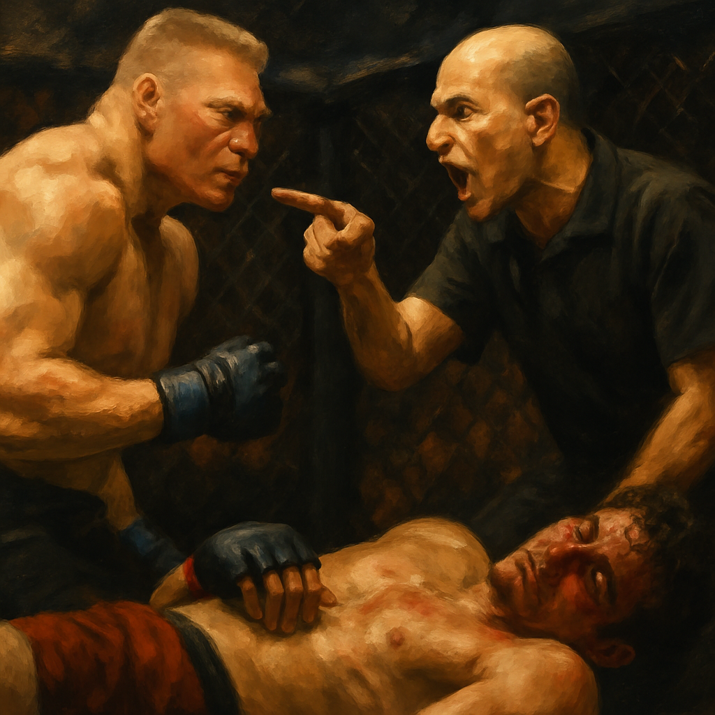 Mazzagatti Lesnar Mir Debate — SportsMistakes artwork