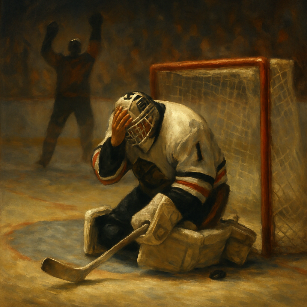 Antti Niemi Weak Goal Conference Final — SportsMistakes artwork