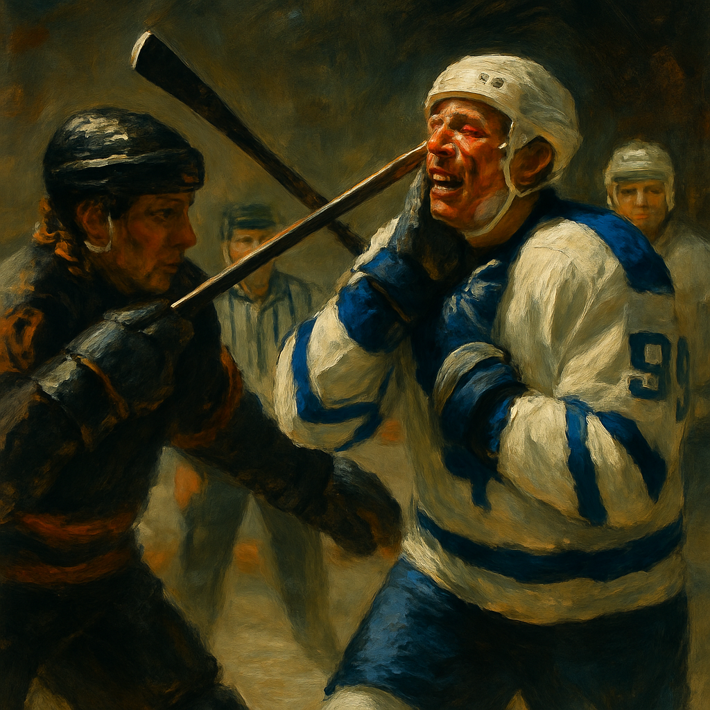 Gretzky High Stick No-Call — SportsMistakes artwork