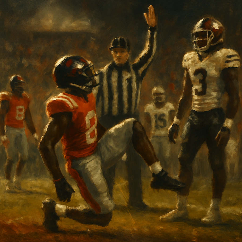 Ole Miss Dog Pee Penalty — SportsMistakes artwork