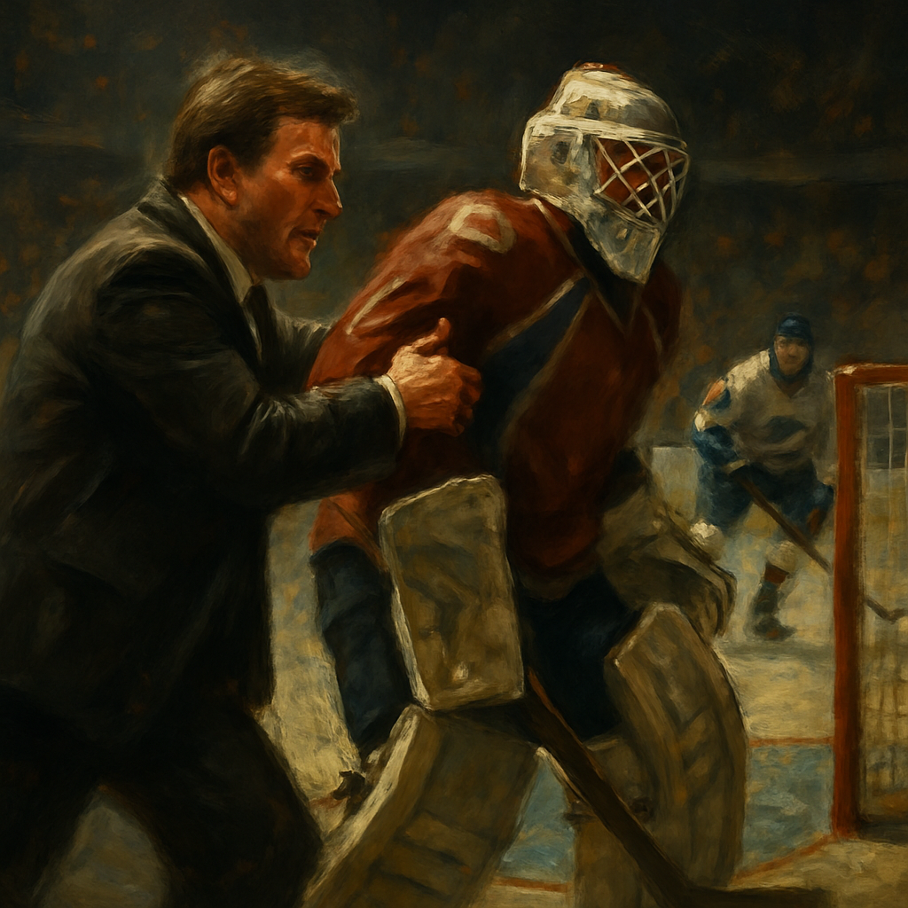 Patrick Roy retire son gardien tôt — SportsMistakes artwork