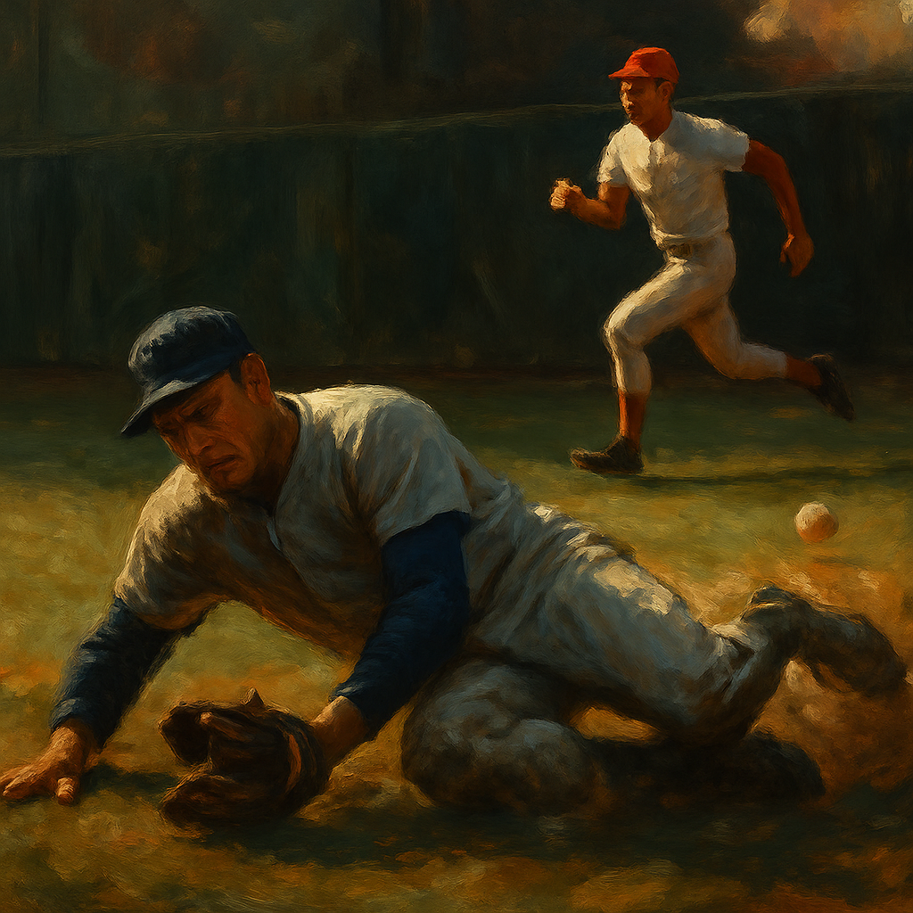La glissade de Jesse Barfield permet un grand chelem à l’intérieur du terrain — SportsMistakes artwork