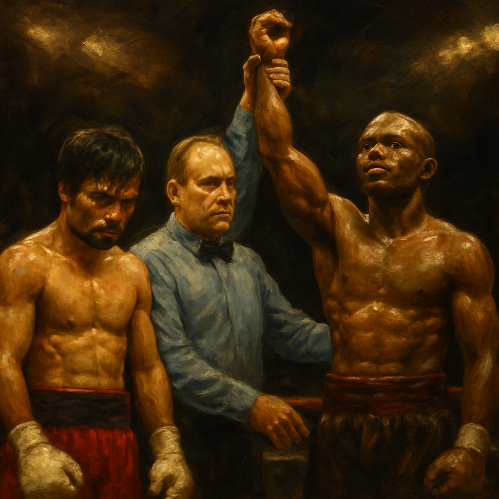 La décision dans le combat Pacquiao-Bradley — SportsMistakes artwork