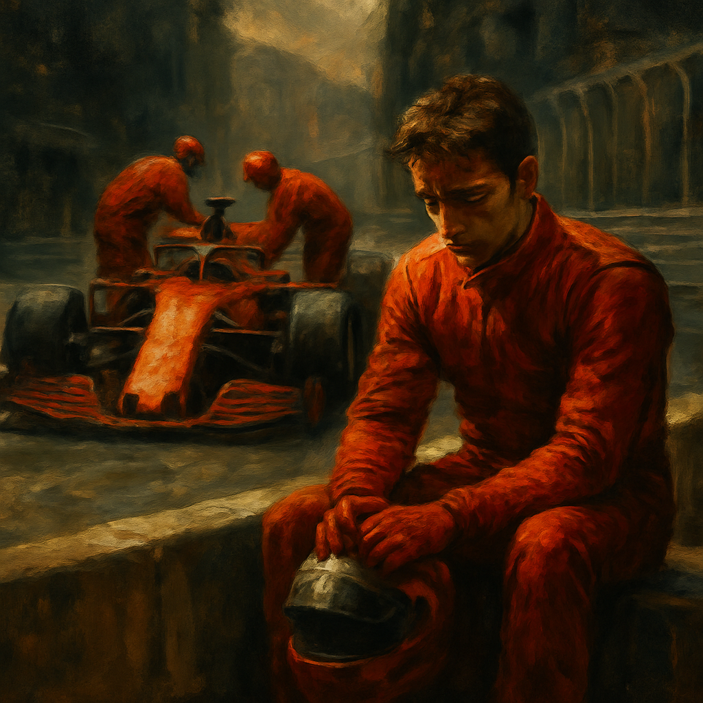 Leclerc Monaco DNS After Pole — SportsMistakes artwork