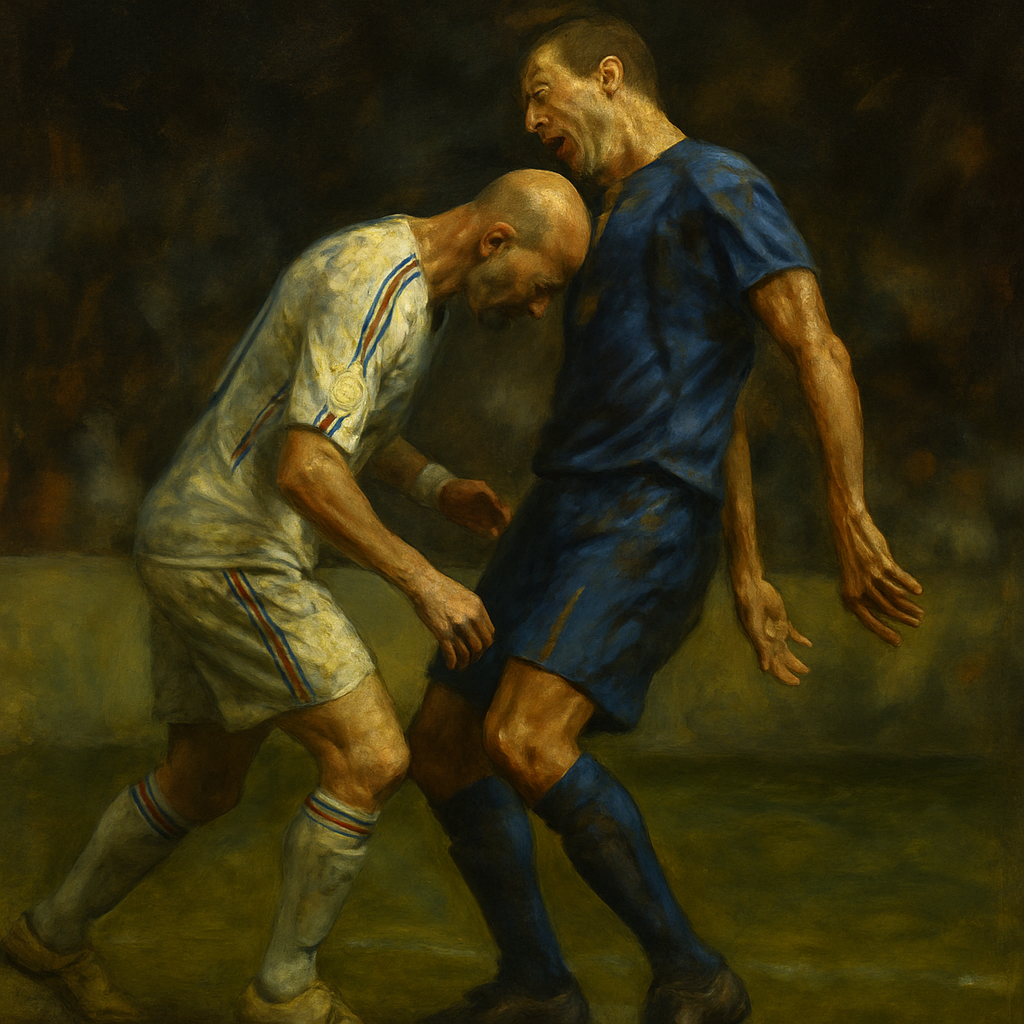 Zidane headbutt — SportsMistakes artwork