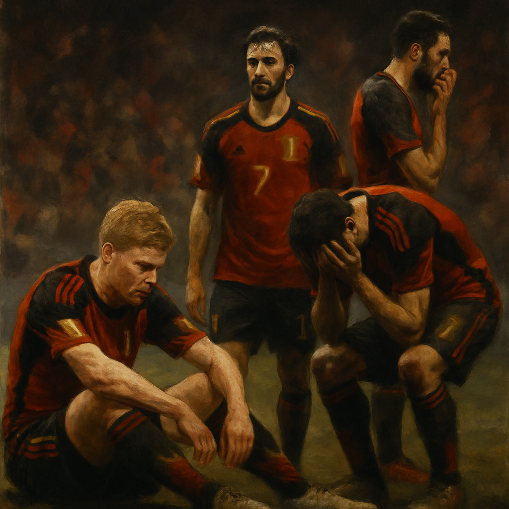 Élimination de la génération dorée de la Belgique en phase de groupes — SportsMistakes artwork