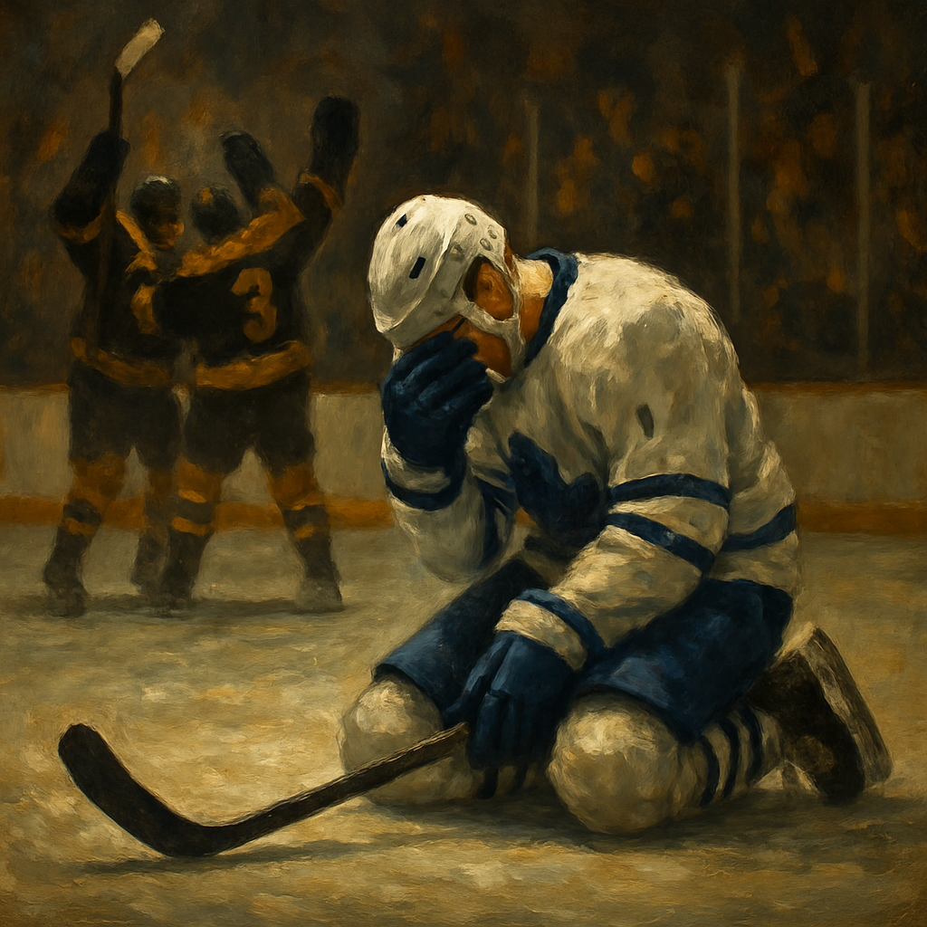 Maple Leafs Defensive Collapse vs Bruins — SportsMistakes artwork