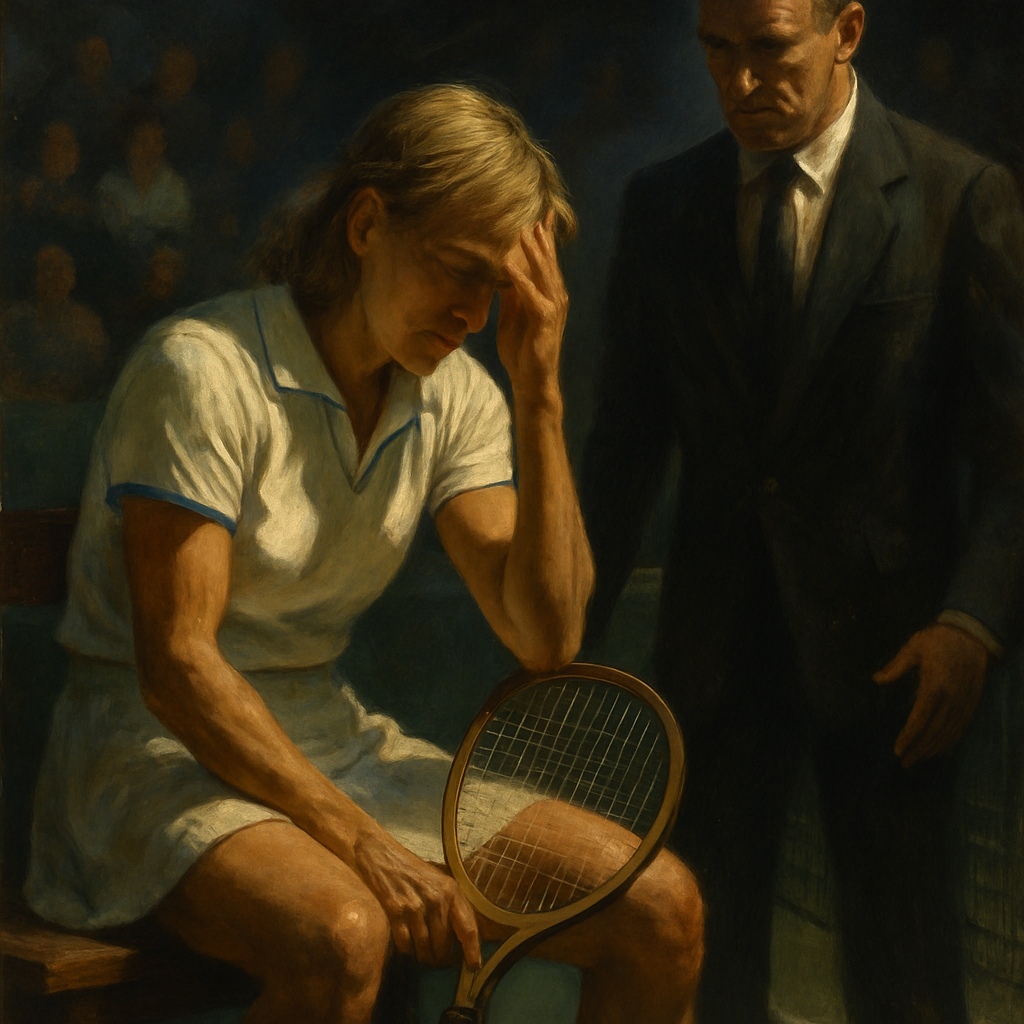 Martina Navratilova Defaulted Match — SportsMistakes artwork