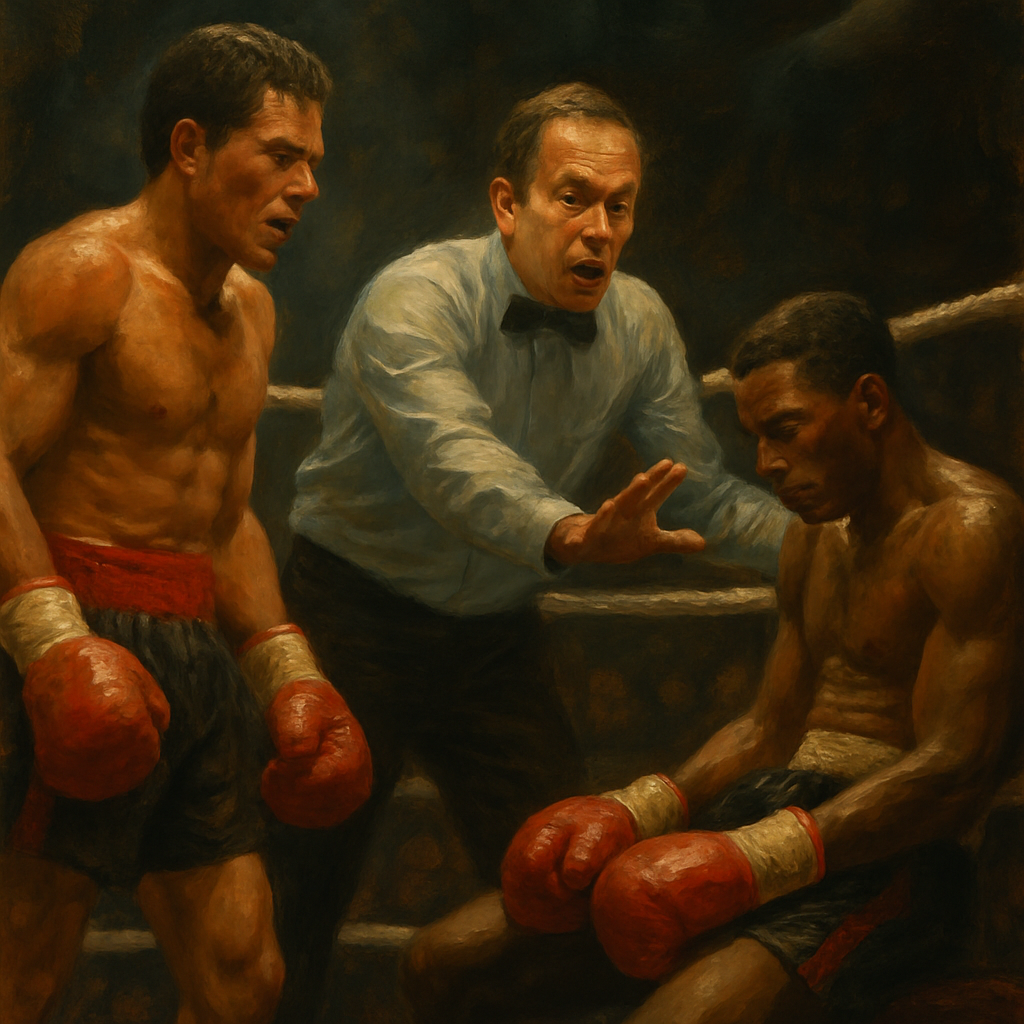 Arrêt du combat Chavez-Taylor — SportsMistakes artwork