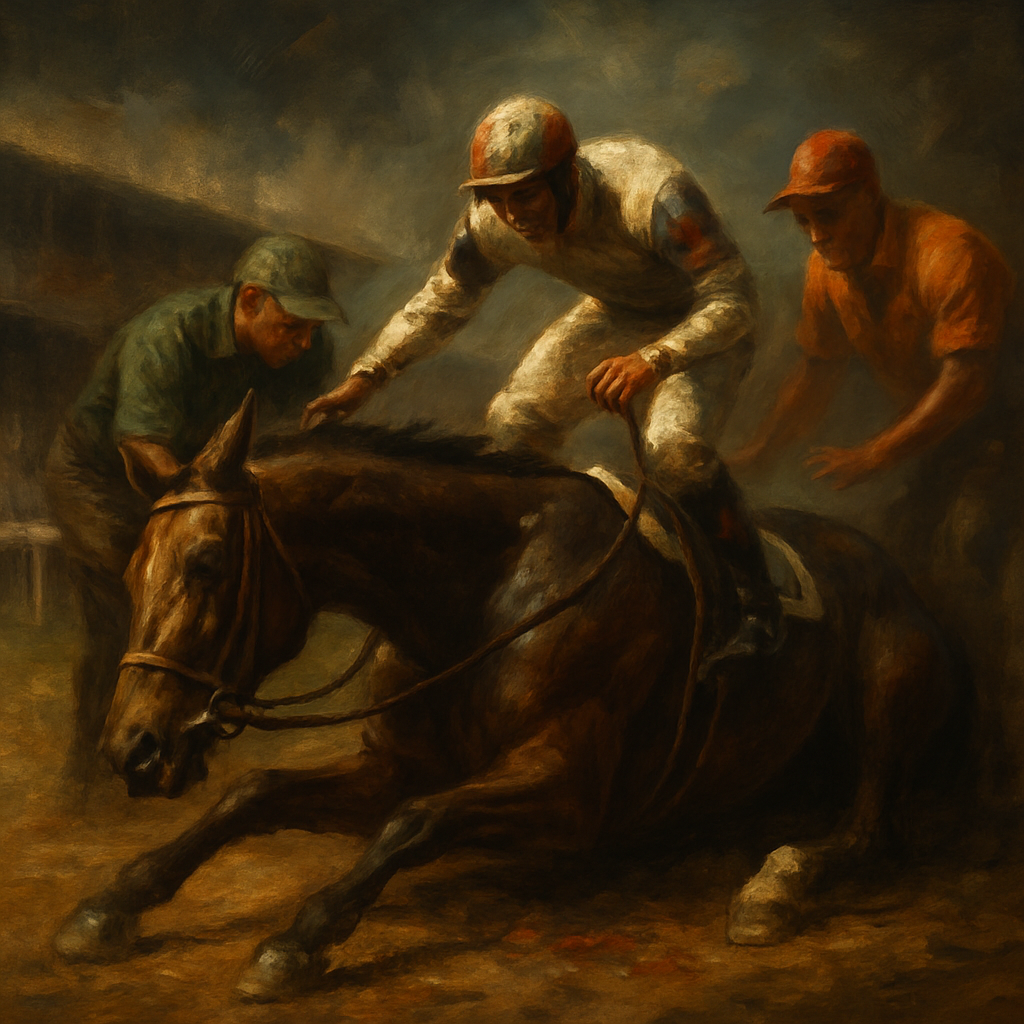 Blessure de Barbaro au Preakness — SportsMistakes artwork