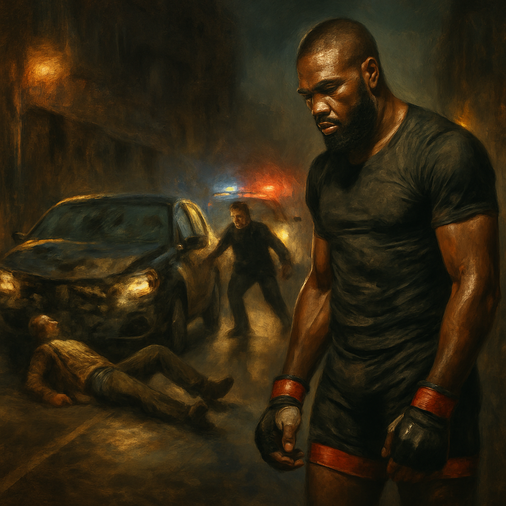 Jon Jones Hit and Run Title Strip — SportsMistakes artwork